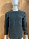 POLO RALPH LAUREN SLEEPWEAR SMALL PONY Adult T-Shirt Tee Shirt L Lrg Large Dark Gray Long Sleeve Shirt