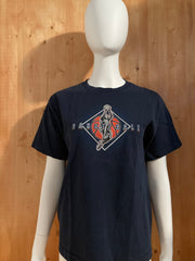 PRO SPIRIT "BASEBALL" Graphic Print Kids Youth Unisex T-Shirt Tee Shirt XL Xtra Extra Large Dark Blue Shirt