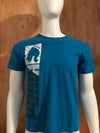 PUMA SPORT LIFESTYLE Graphic Print Adult M Medium MD Blue T-Shirt Tee Shirt