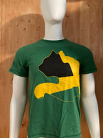 PUMA Graphic Print Sport Lifestyle Adult S Small SM Green T-Shirt Tee Shirt