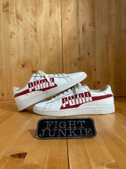 PUMA SMASH V2 Men Size 10.5 Leather Shoes Sneakers White 371135-03
