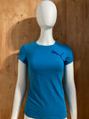 PUMA Graphic Print Kids Youth Unisex T-Shirt Tee Shirt S SM Small Blue Shirt