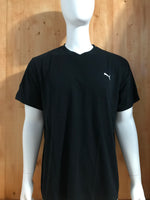 PUMA EMBROIDERED LOGO DRY CELL Adult T-Shirt Tee Shirt 2XL XXL Black Shirt