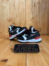 REEBOK Mid Top Youth Size 12K Shoes Sneakers Black & Red 349252