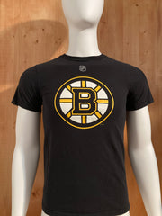 REEBOK DAVID KREJCI 46 BOSTON BRUINS NHL HOCKEY Graphic Print Adult S Small SM Black T-Shirt Tee Shirt