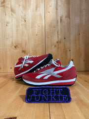 REEBOK Women's Size 7.5 Suede & Mesh Shoes Sneakers Red & White