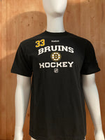 REEBOK "ZDENO CHARA" 33 BOSTON BRUINS NHL HOCKEY Graphic Print Adult L Large Lrg Black T-Shirt Tee Shirt