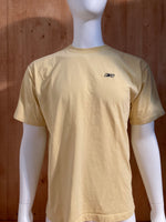 REEBOK Adult L Large Lrg Yellow T-Shirt Tee Shirt