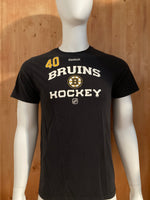 REEBOK "TUUKKA RASK" 40 BOSTON BRUINS NHL HOCKEY Graphic Print Adult M Medium MD Black T-Shirt Tee Shirt