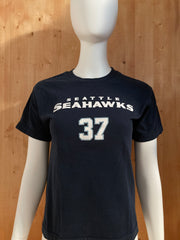REEBOK "SHAUN ALEXANDER" SEATTLE SEAHAWKS 37 NFL FOOTBALL Graphic Print Kids Youth M Medium MD Blue Unisex T-Shirt Tee Shirt