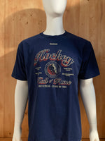 REEBOK "HOCKEY HALL OF FAME CLASS OF 2011 INDUCTEES" NHL Graphic Print Adult XL Extra Xtra Large Blue T-Shirt Tee Shirt