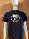 REEBOK "BUFFALO SABRES" NHL HOCKEY Graphic Print Adult L Large Lrg Blue T-Shirt Tee Shirt