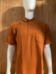 REEBOK "GOLF" Adult M Medium MD Orange T-Shirt Tee Shirt Polo