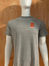 REEBOK "ABOVE THE RIM HOOPWEAR" Graphic Print Adult M Medium MD Gray T-Shirt Tee Shirt