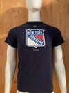 REEBOK "NEW YORK" NHL HOCKEY Graphic Print Adult S Small SM Blue T-Shirt Tee Shirt