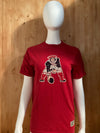 REEBOK "NEW ENGLAND PATRIOTS" GRIDIRON CLASSIC NFL FOOTBALL Graphic Print Unisex Kids L Large Lrg Red T-Shirt Tee Shirt