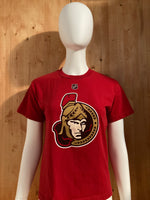 REEBOK "DANIEL ALFREDSSON " OTTAWA SENATORS 11 NHL HOCKEY Graphic Print Kids Youth Unisex T-Shirt Tee Shirt M MD Medium Red Shirt