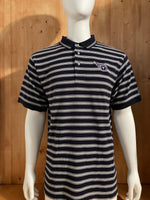 REEBOK "TENNESSEE TITANS " NFL FOOTBALL Adult T-Shirt Tee Shirt L Lrg Large Striped Polo