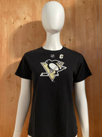 REEBOK "SIDNEY CROSBY" PITTSBURGH PENGUINS 87 NHL HOCKEY Graphic Print Kids Youth Unisex T-Shirt Tee Shirt XL Xtra Extra Large Black Shirt