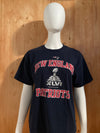 REEBOK "NEW ENGLAND PATRIOTS" SUPER BOWL XLVI 2012 NFL FOOTBALL Graphic Print Kids Youth Unisex T-Shirt Tee Shirt XL Xtra Extra Large Dark Blue  Shirt