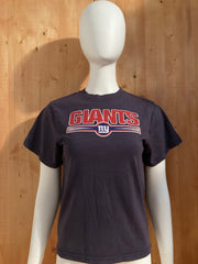 REEBOK "NEW YORK GIANTS" NFL FOOTBALL Graphic Print Kids Youth Unisex T-Shirt Tee Shirt M Medium MD Dark Purple Shirt