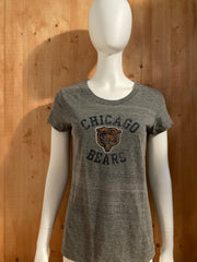 REEBOK "CHICAGO BEARS" Graphic Print Adult T-Shirt Tee Shirt XL Xtra Extra Large Gray Shirt