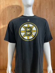 REEBOK "MILAN LUCIC" BOSTON BRUINS 17 NHL HOCKEY Graphic Print T-Shirt Tee Shirt Adult 2XL XXL Black Shirt