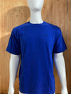 REEBOK EMBROIDERED LOGO Adult T-Shirt Tee Shirt L Lrg Large Blue Shirt 2010