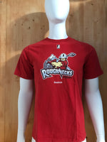 REEBOK "CALGARY ROUGHNECKS" LACROSSE NLL Graphic Print Adult T-Shirt Tee Shirt XL Xtra Extra Large Red Shirt