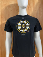 REEBOK "BOSTON BRUINS" NHL HOCKEY Graphic Print Adult T-Shirt Tee Shirt M MD Medium Black Shirt