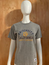 RUSSELL "UNIVERSITY CALIFORNIA SANTA BARBARA" Graphic Print Kids Youth Unisex T-Shirt Tee Shirt L Lrg Large Gray Shirt