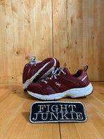 RYKA ROCKER Women Size 6.5W Suede Shoes Sneakers Burgundy