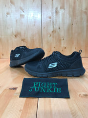 Skechers Sketchers Black On Black Synergy Look Book Shoes Sneakers