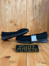 SKECHERS SKETCHERS FACTORY SAMPLE Womens Size 11 Suede Slip On Shoes Sneakers Black 23650