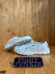 SKECHERS SKETCHERS GRATIS DIVINE BLOOM Womens Size 8 Slip On Biking Shoes Sneakers White 23775
