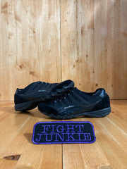 SKECHERS SKETCHERS SEAMLESS FIT Womens Size 8 Suede Shoes Sneakers Triple Black 21079