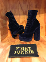 STEVE MADDEN SYMPHONY Womens Size 5.5 5 Inch Platform Boots Booties