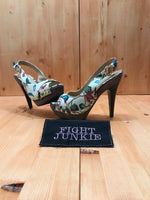 STEVE MADDEN Women's Size 6.5M Stiletto 4 Inch High Heel Peep Toe Shoes