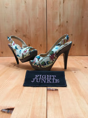 Steve Madden Stiletto High Heel Peep Toe Shoes 