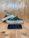 HTF STEVE MADDEN BRIDGET Women Size 7 Canvas Slip On 2 Inch Platform Mules Clogs Shoes Sneakers Camo