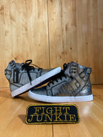 SUPRA SKYTOP Women Size 8.5 High Top Shoes Sneakers Silver SW18019