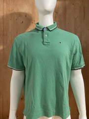 TOMMY HILFIGER Polo Adult T-Shirt Tee Shirt XL Extra Large Xtra Large Green 2012