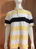 TOMMY HILFIGER T-Shirt Tee Shirt XL Extra Large Xtra Lrg Striped Stripe 2009 Polo