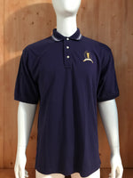 TOMMY HILFIGER Cingular Presidents Cup Golf T-Shirt Tee Shirt L Large Lrg Purple Polo Shirt