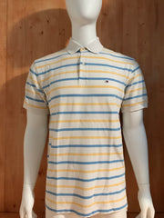TOMMY HILFIGER Adult T-Shirt Tee Shirt L Large Lrg Striped Strip 2007 Polo Shirt