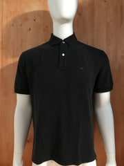 TOMMY HILFIGER CLASSIC FIT Adult T-Shirt Tee Shirt L Large Lrg Black 2015 Polo Shirt