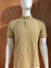 TOMMY HILFIGER Adult T-Shirt Tee Shirt M Medium MD Beige 2007 Polo Shirt