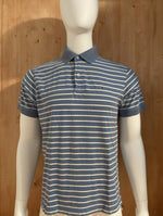 TOMMY HILFIGER Adult T-Shirt Tee Shirt M Medium MD Striped Stripe 2008 Polo Shirt