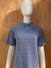 TOMMY HILFIGER Kids Youth Unisex T-Shirt Tee Shirt S SM Small Striped 2004 Polo Shirt