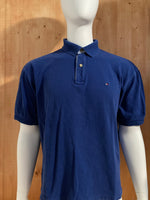 TOMMY HILFIGER Adult T-Shirt Tee Shirt XL Xtra Extra Large Blue Polo 2004